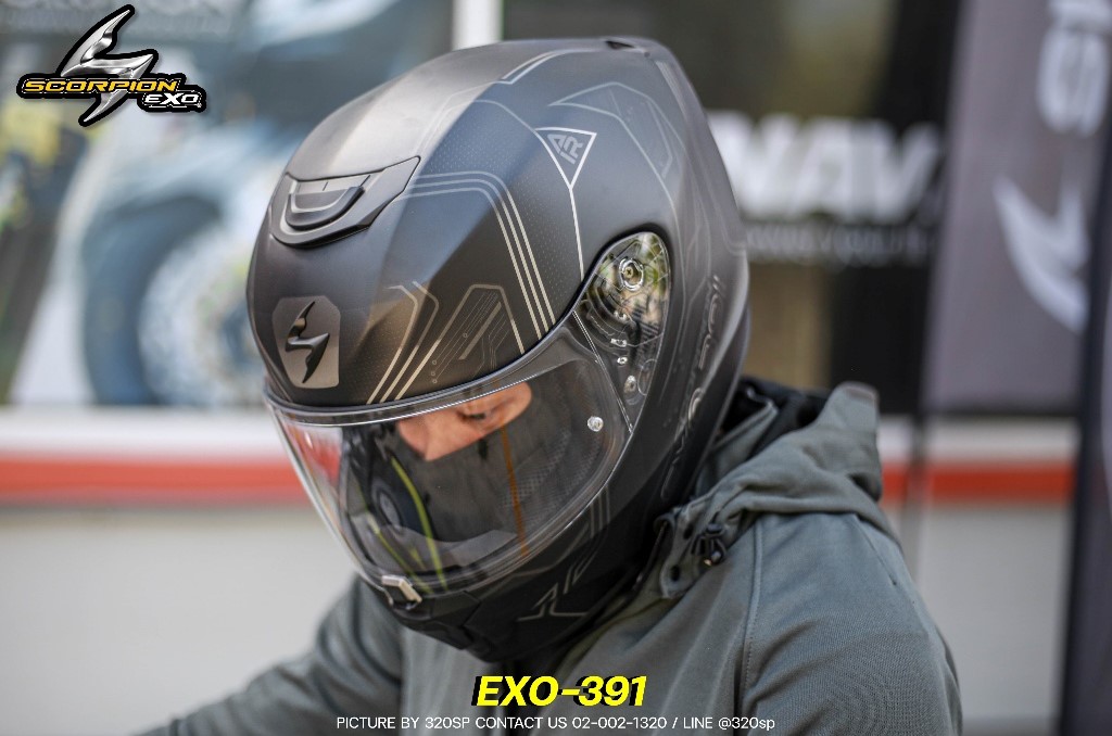 หมวกกันน็อคเต็มใบ SCORPION EXO-391 #8