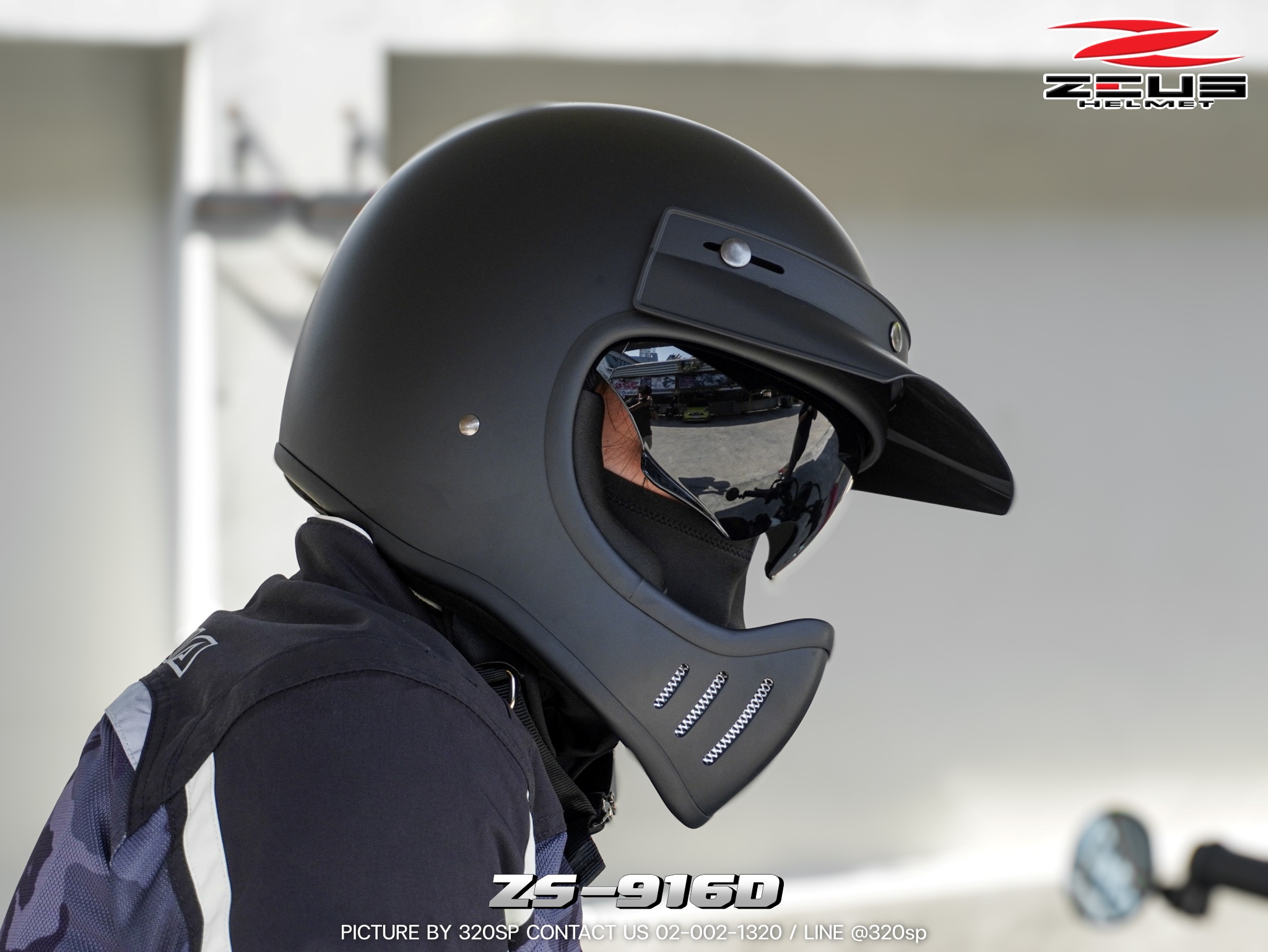 หมวกกันน็อคเต็มใบ ZEUS ZS-916D #5