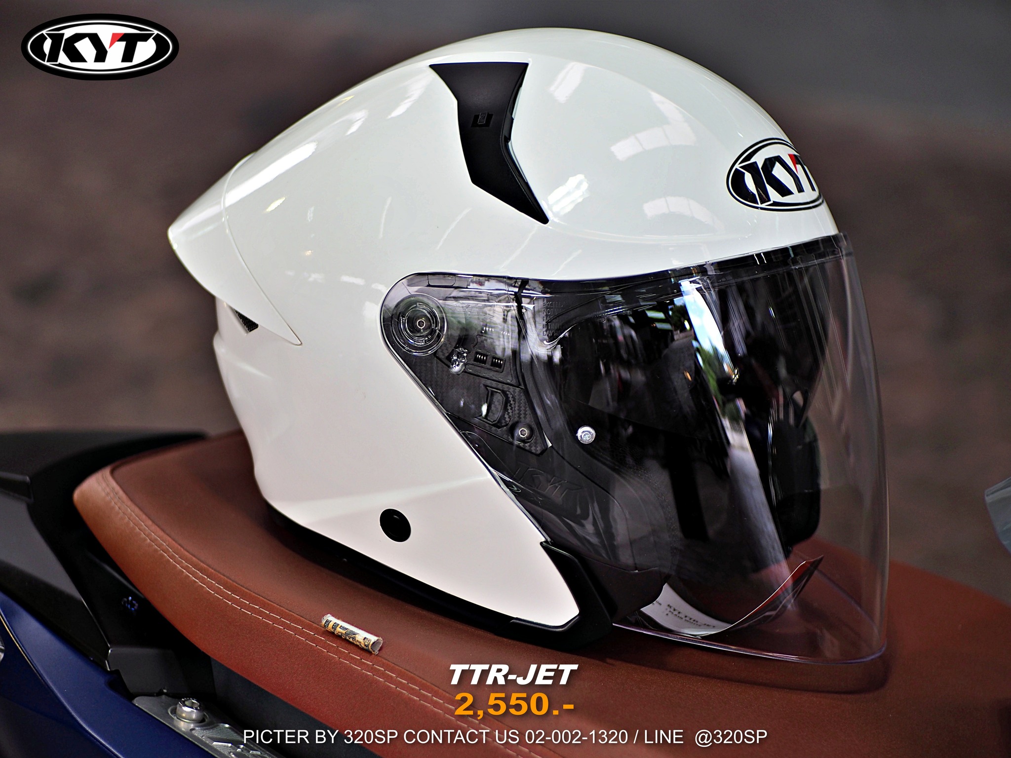 หมวกกันน็อคครึ่งใบ KYT TTR-JET #4