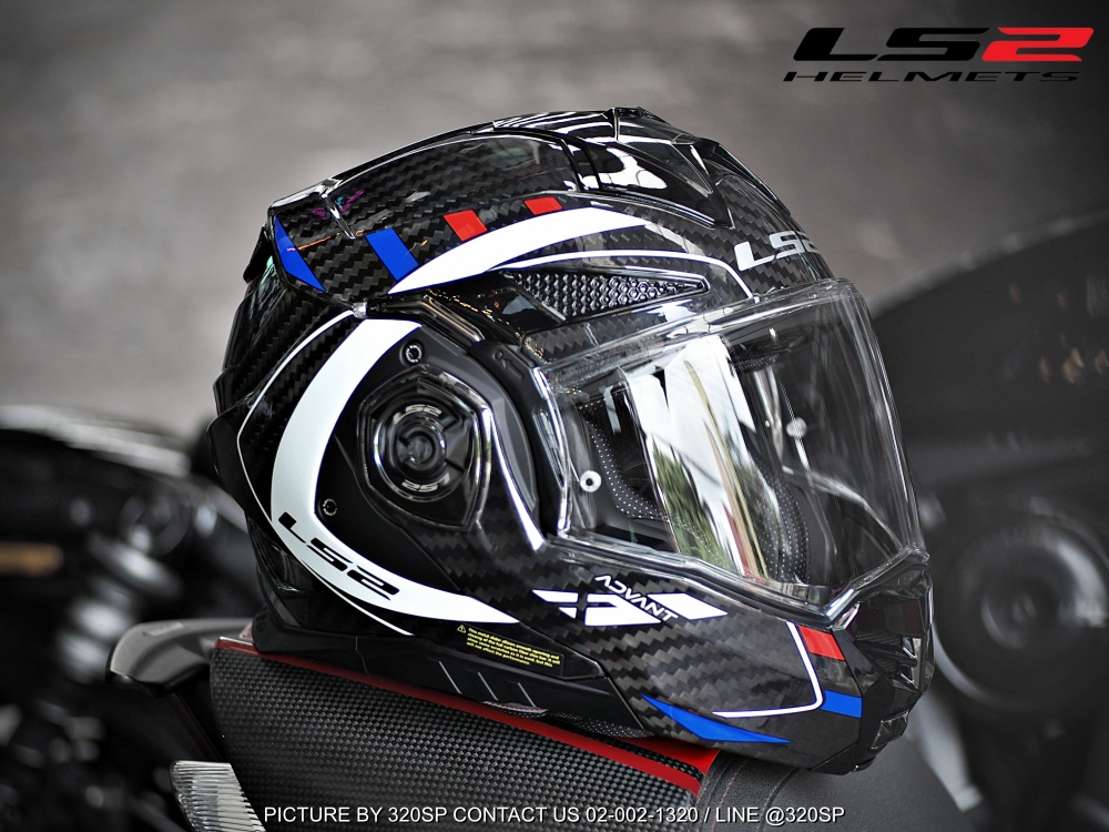 หมวกกันน็อคยกคาง LS2 รุ่น FF901 Advant X Flip back #8