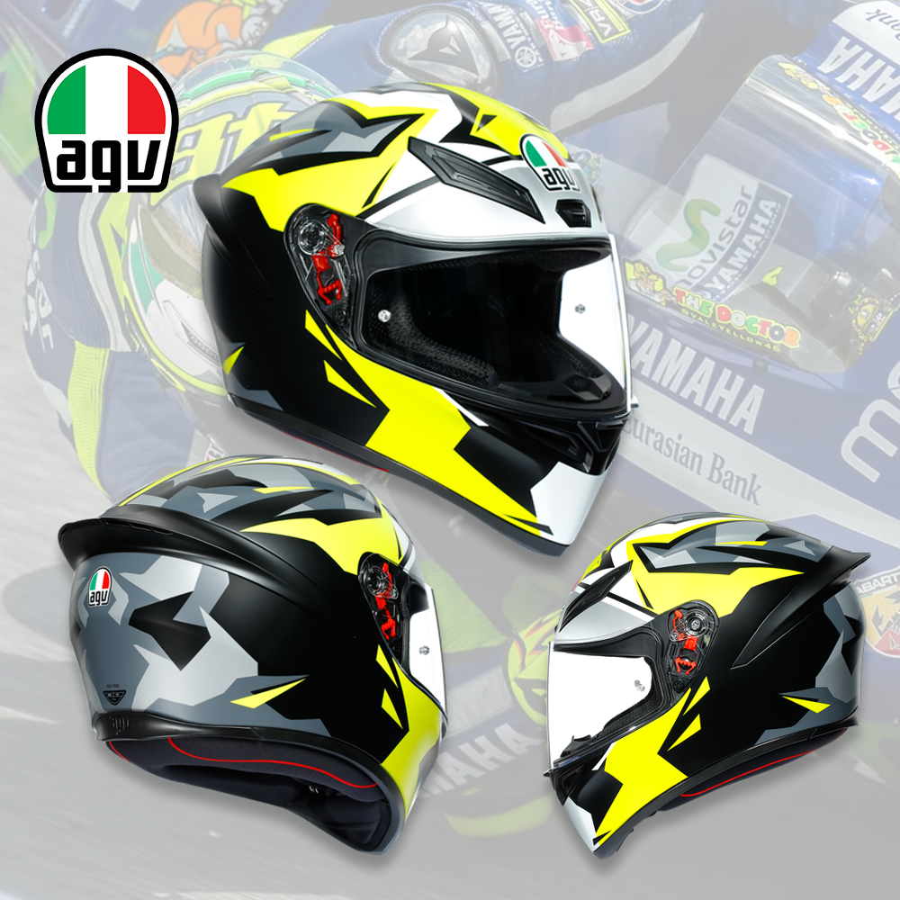 หมวกกันน็อคเต็มใบ AGV K1 #17 MIR 2018